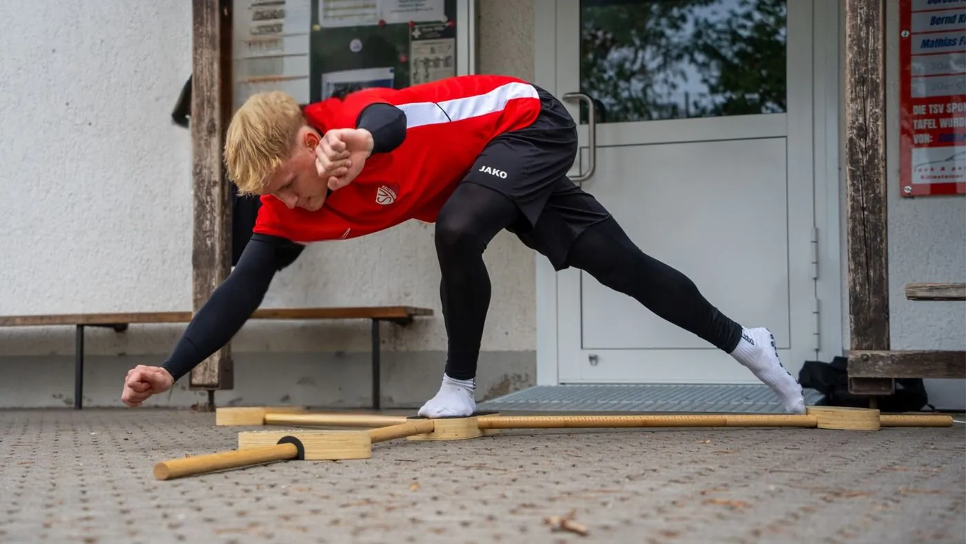 Mobility-Test eines Torhüters